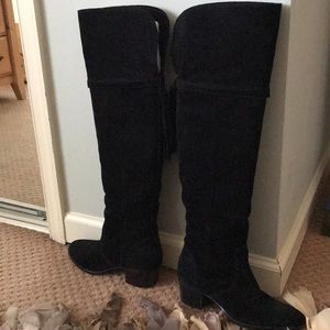 FRYE Black Suede Boots